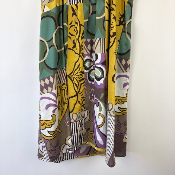 Cabi 8 Spaghetti Strap Patchwork Dress Multi - Picture 6 of 8